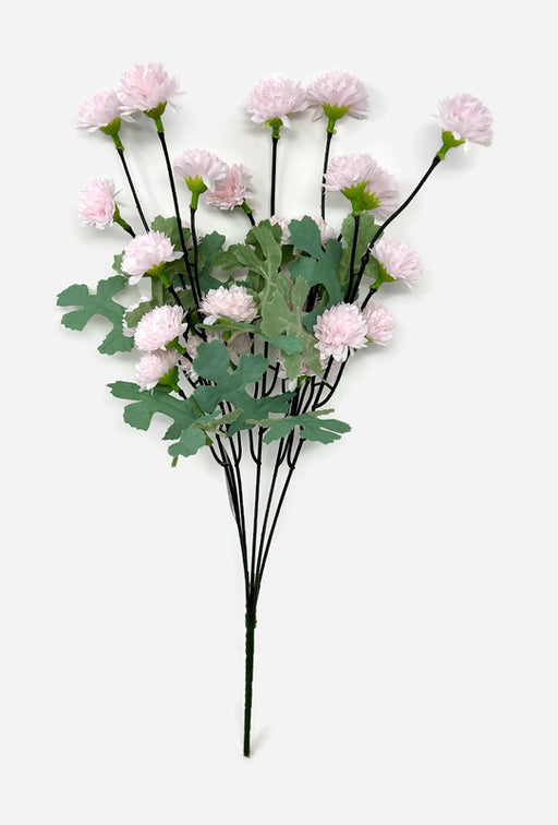 Dainty Carnation Flower Spray x 43cm - Light pink