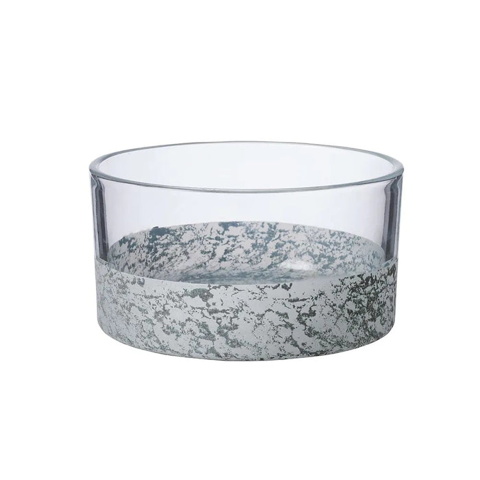Dappled Votive - Grey Dappled Bowl -  H:8cm x D15cm