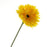 Double Petal Gerbera Flower Stem - Yellow x 76cm long