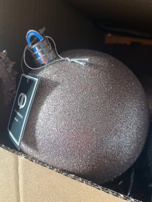 Giant Christmas Glitter Bauble x 15cm - Choice of Colour