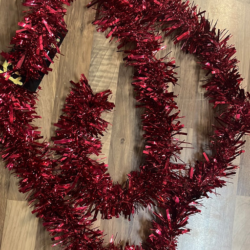 Red Tinsel 195cm Long