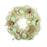 Easter Wreath - Pastel Green Eggs with Yellow Flowers - 30cm