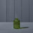 Emerald Green Ribbed Glass Bottle - D6.3 X H10cm