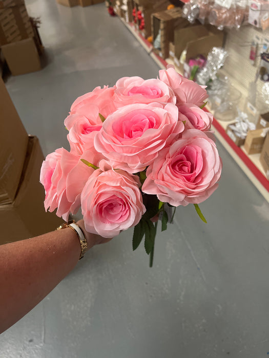 10 stem Rose Bush Pink