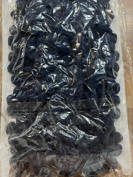 Pom Pom Trim - Navy - 10mm Bobbles - 10 Metre Card