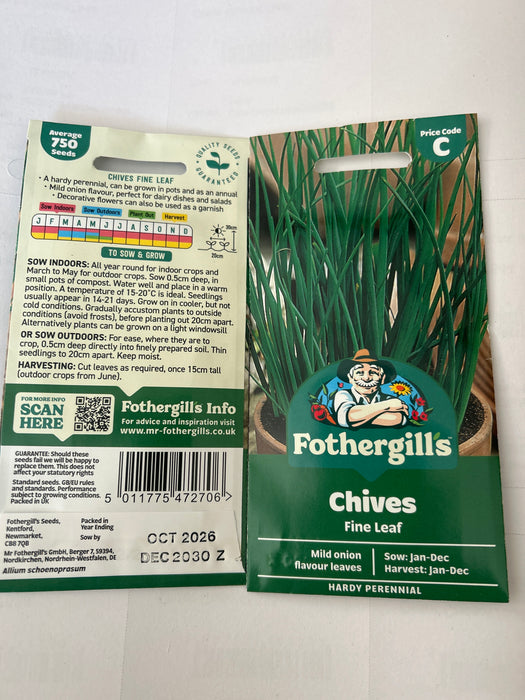 Fine Leaf CHIVES Seeds