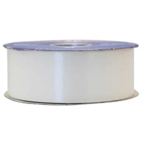 Florist Poly Ribbon -  100 yards x 2 inch  - Eggshell Ivory