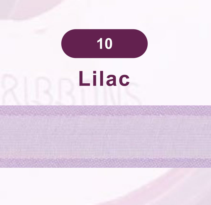 10mm Satin Edge Organza x 25m