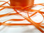 3mm x 50m Double Faced Satin Ribbon Roll - Orange