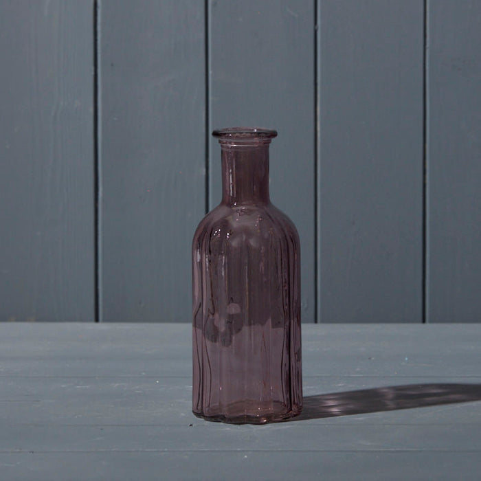 Glass Bottle Vase H19 x Ø8cm - Amethyst gl44am0259