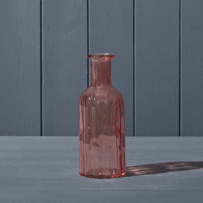 Rose Glass Bottle x H19cm