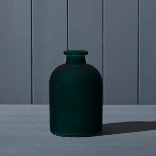 Green Matt Glass Bottle x 17.3cm