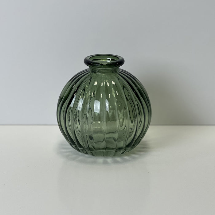 Vintage Green Round Bottle x H19cm