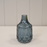 13.8cm Glass Vase - Blue