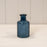 Blue Glass Bottle - H11.8cm