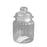 Glass Storage Jar H12.5cm