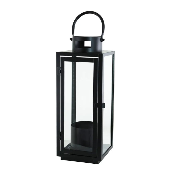 Glass Lantern Candle Holder with Handle x 38cm Tall