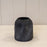 Grey Textured Small Sculptured Vase - H 11cm