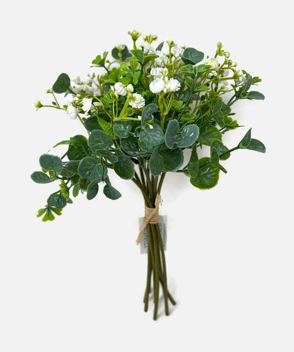 Gypsophila & Mixed Green Foliage Bundle x H30cm