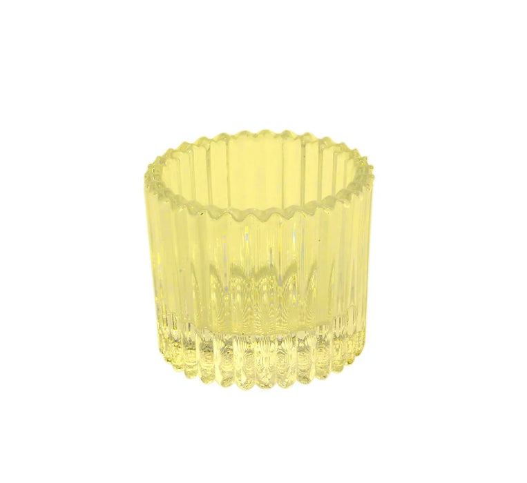Harrison Tealight Holder - D5 x H4.5cm - Yellow