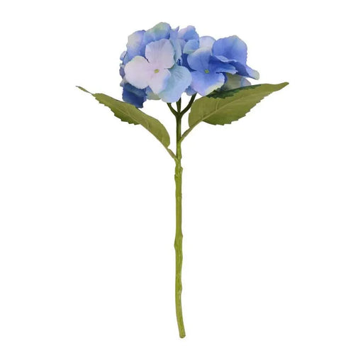 Hydrangea Flower Pick x 36cm - Blue