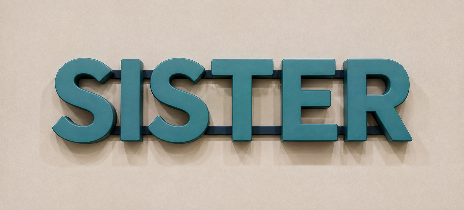 Florist Foam Tribute Names Sister ** Spicer Range **