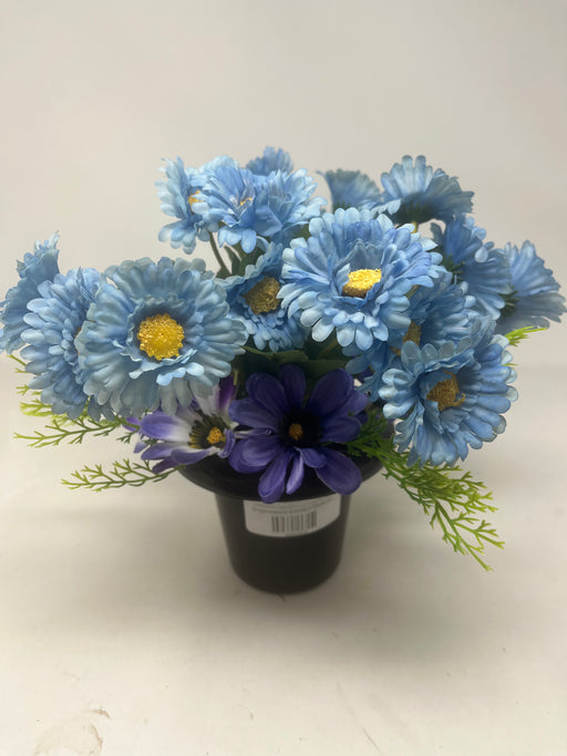 HANDMADE replacement pot Forget Me Not & Anemone