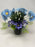 HANDMADE replacement pot Forget Me Not & Anemone