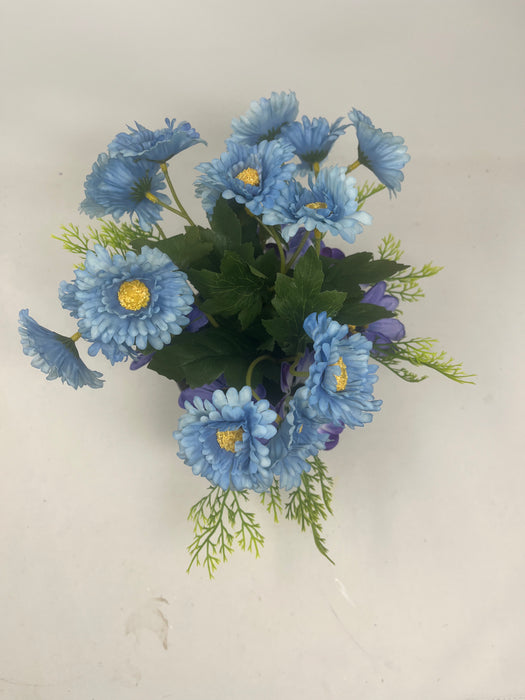 HANDMADE replacement pot Forget Me Not & Anemone