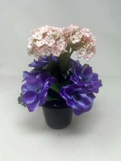 HANDMADE replacement pot - Purple & Pink