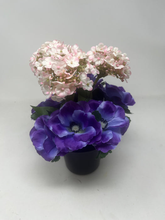 HANDMADE replacement pot - Purple & Pink