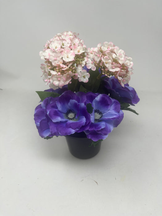 HANDMADE replacement pot - Purple & Pink