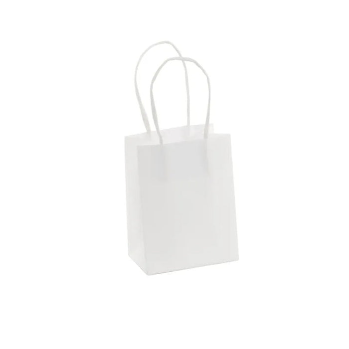 Kraft Paper Bag White (H18cm W12cm D6cm) - Pack of 10