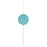 Lollipop Hanging Decoration - Turquoise - H31cm