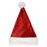 Luxury Feel SaLuxury Feel Red Velour Santa Hat - One Size Fits Mostnta Hat