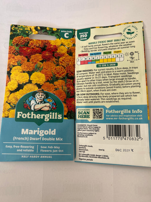 MARIGOLD (French) Dwarf Seeds