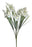 Mini Blossom Flower Spike Bunch - Ivory - 39cm long