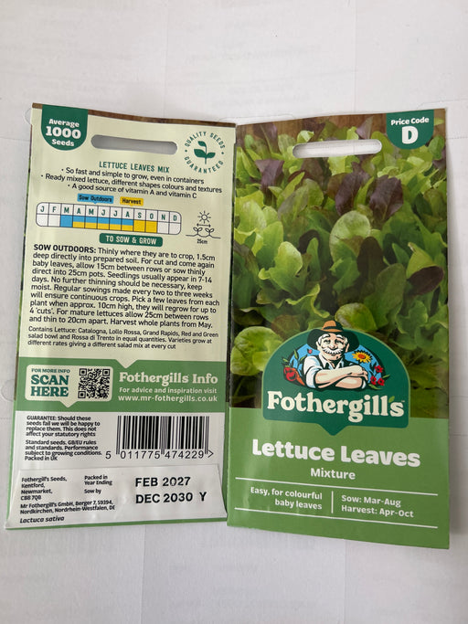 MIXED Lettuce Leaves Seeds