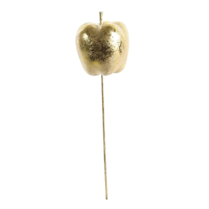 Metallic Apple Pick - Gold