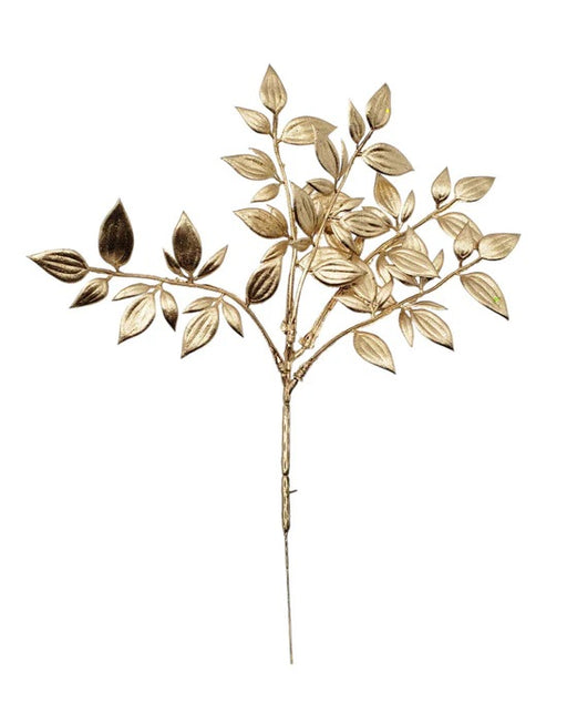 Metallic Fern Pick x 30cm Long - Gold