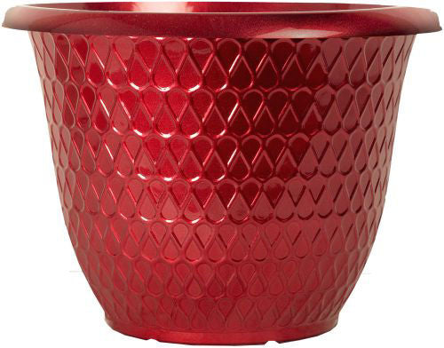 Minerva Planter 24cm Height - High Gloss Red