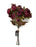 Mini Ranunculus & Foliage Bundle x H35cm - Burgundy