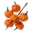 Mini Orange Pumpkins on a Wire - 4cm Pumpkins on a 9cm Wire - 24 Pumpkins per pk