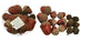Mixed Artificial Acorn and Pinecone Bag - Brown - 9 Acorns and 6 Pinecones