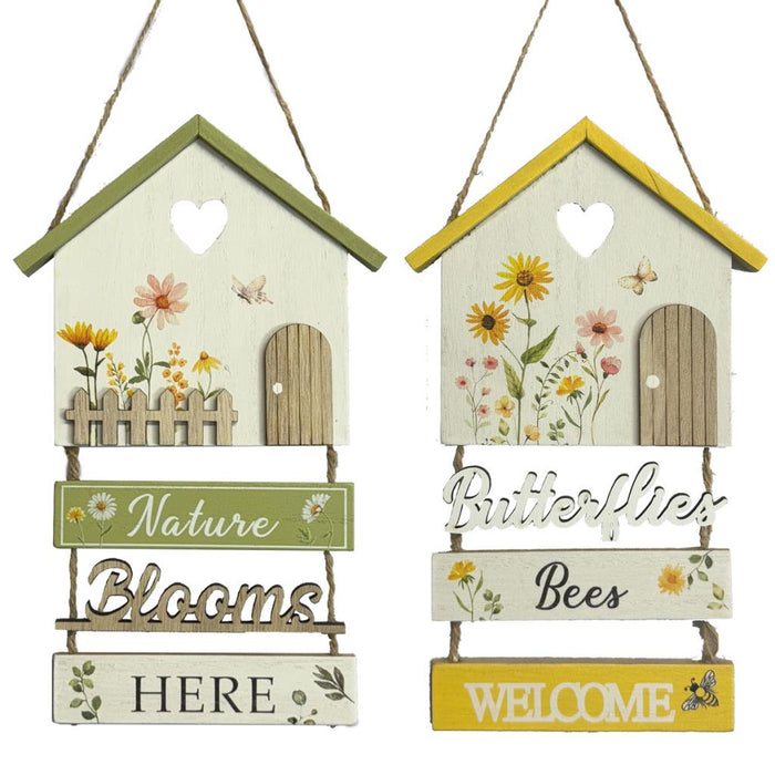Nature House Sign 23 x 30 x 14cm  - One Selected At Random