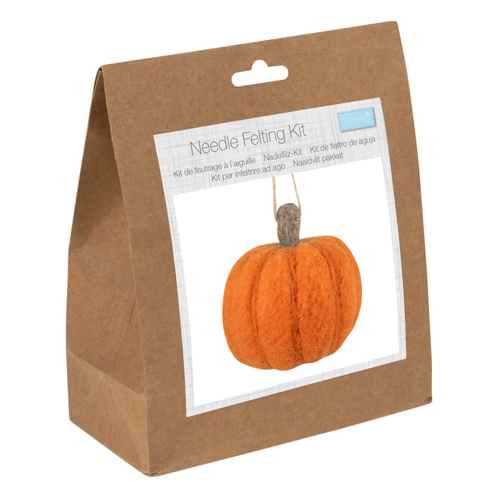 Needle Felting Kit - Pumpkin