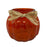Orange Glass Pumpkin Vase x 14.5cm