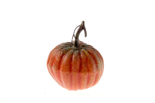 Orange Pumpkin with Rustic Stem - 13 x15cm