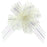 Organza Pull Bow x 31mm - Ivory