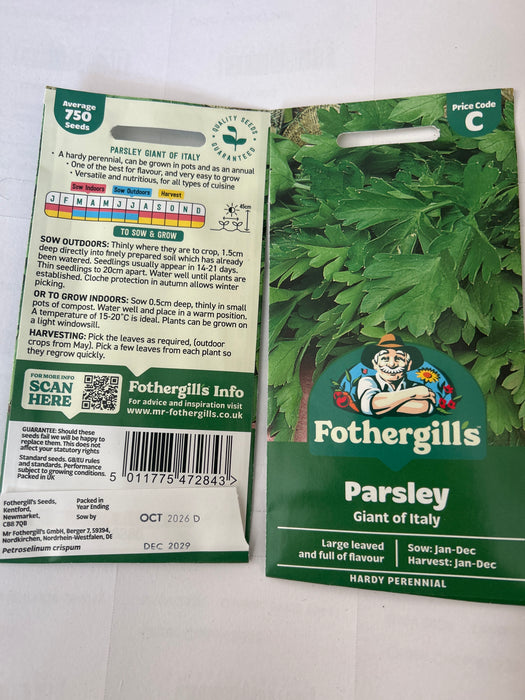 PARSLEY Giant of Italy Seeds